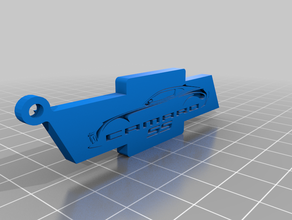 camaro ss keychain 3d print model - Mito3D