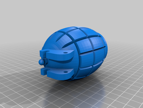 mills bomb hand grenade 3d print model - Mito3D