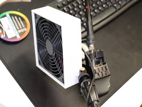 soldering iron fume extractor gopro mount fan 3d print model - Mito3D