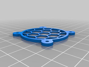 40mm honeycomb fan üst kaplumbağa ızgara kapağı kapak 3d print model - Mito3D