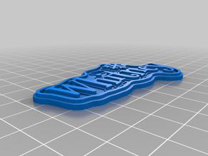 whitney xmas gift tag customized 3d print model - Mito3D