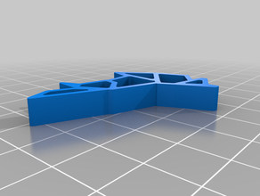 mon personnalisés origami fox personnalisé 3d print model - Mito3D