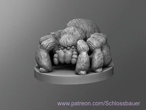 kar örümceği dnd dungeons dragons frostgrave masa üstü 3d print model - Mito3D