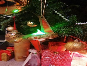 led kataan probe christmas decoration picard star trek 3d print model - Mito3D