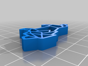 mon personnalisés origami lion personnalisé 3d print model - Mito3D