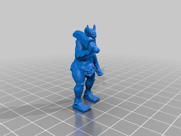 rot demônio 3D print model - Mito3D