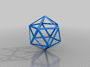 icosahedron 3d print model - Mito3D