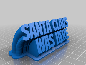 santa claus here customized 3d print model - Mito3D