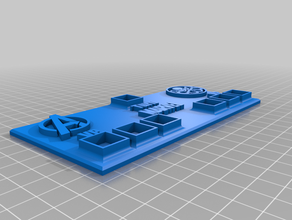 marvel Krise-Protokoll game tracker kleiner 3d print model - Mito3D