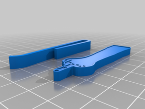 meio-dedo tie clip 3d print model - Mito3D