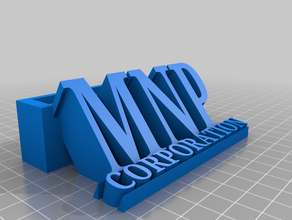 mnp card holder 3d print model - Mito3D