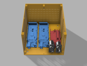 box 1 arduino uno 2 mega 2560 dmx dmx512 controller stepper cooler motor 3d print model - Mito3D