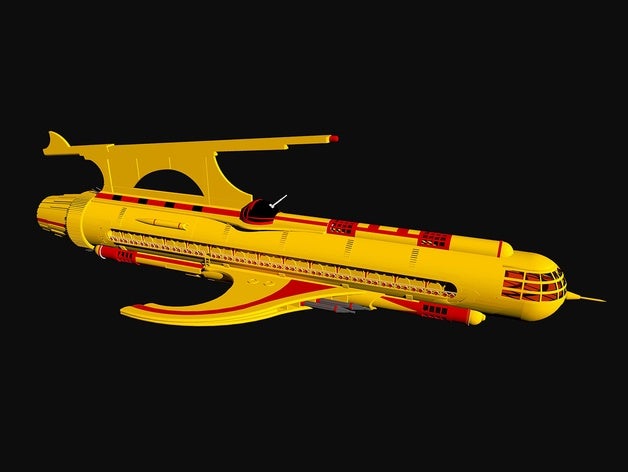 flash gordon war rocket ajax 3D print model - Mito3D