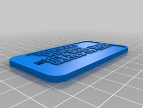 new custom tag customized 3d print model - Mito3D