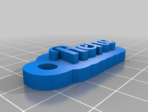 rené personalizado 3d print model - Mito3D