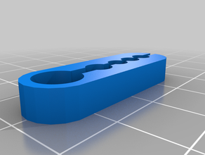 parametric cable management clip remix 3d print model - Mito3D