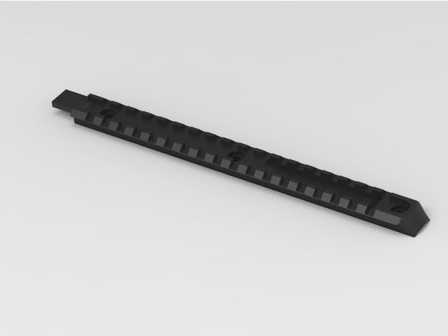 ak dust cover rail airsoft accesories parts 47 74 model railroad optic picatinny 3D print model - Mito3D