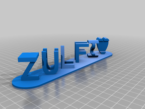zu ta customized 3d print model - Mito3D
