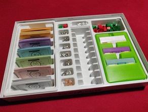 monopoly-Spiel-Karte Kasten Halter container - Karte card-Inhaber cardbox Monopol monopoly-Spiel stack 3d print model - Mito3D