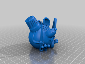 mouse alfaiate 3d print model - Mito3D
