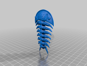 los trilobites del articulado de impresión una sola pieza cámbrico devónico ordovícico precámbrico silúrico 3d print model - Mito3D