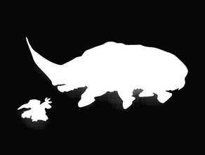 bebê yoda estêncil 1 alien disney+ grego rhino rinoceronte starwars star wars stencil 3d print model - Mito3D