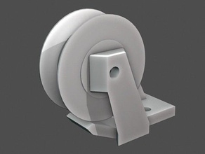 cr 20 filament guide wheel cr20 creality flexible 3d print model - Mito3D