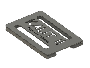kalit 5 mm minimalist kart sahibi ıı 3d print model - Mito3D