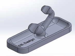 oralb brushes base single dr design brushbase holder oral-b oral b toothbrush 3d print model - Mito3D