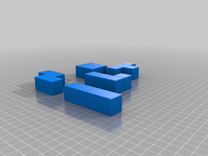 tetris brincos chaveiros brinco chaveiro 3d print model - Mito3D