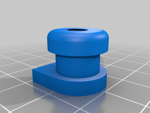 titan extrusora de encaixe do conector ptfe tubo montagem 3d print model - Mito3D