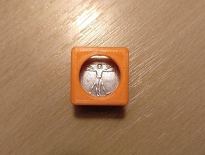 ancora un'altra moneta cubo 3d print model - Mito3D