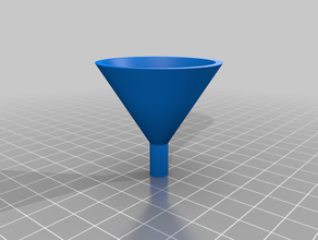 pill funnel - parametric 3d print model - Mito3D