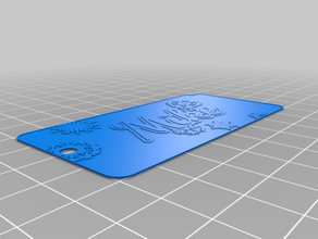 my customized holiday tag generator 3d print model - Mito3D