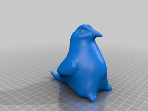 fat bird 3d print model - Mito3D