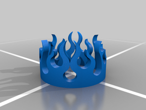Flamme Krone 3d print model - Mito3D
