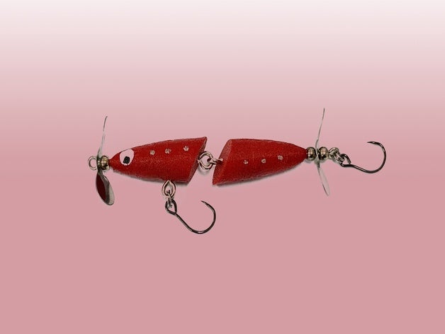 trout lure fishing 3D print model - Mito3D
