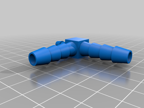 hose connector 2x85 1x5 customized 3d print model - Mito3D