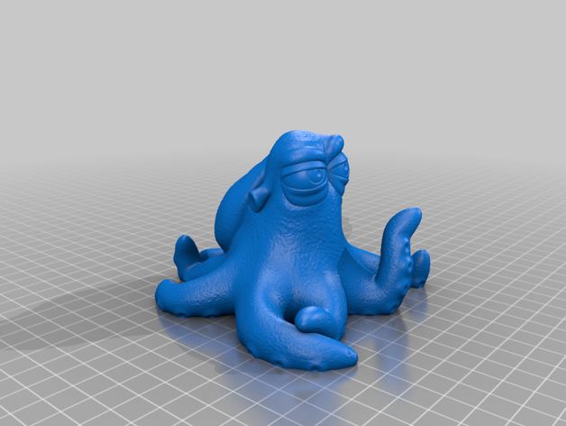 ahtapot 3D print model - Mito3D