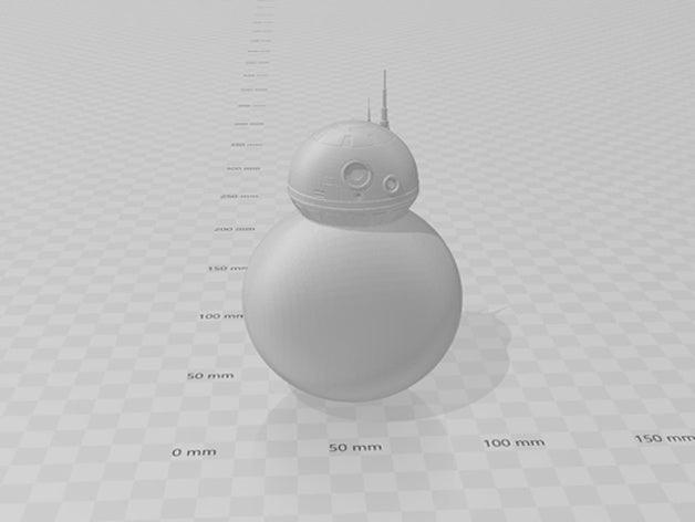 bb8 starwars giocattolo 3D print model - Mito3D