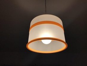 customizable ceiling lamp shade blubs deckenlampe e27 ender 3 pro lampe lampenschirm lampshade led light licht modern art design 3d print model - Mito3D