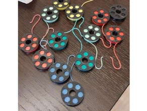 mini rocchetti bestfilament di natale decorazione ornamento l'albero filamento della bobina in miniatura bobine 3d print model - Mito3D