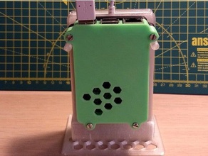pi-nas case nas raspberry pi 3 3d print model - Mito3D
