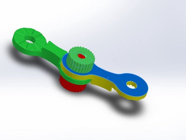 multi-propósito comum articulada partes do corpo porca parafuso 3D print model - Mito3D