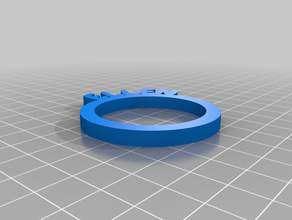 anillo de servilleta elena personalizado 3d print model - Mito3D