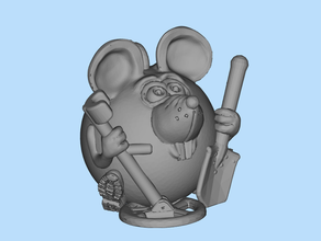 mouse metal detector del 3d print model - Mito3D