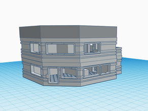 15mm sci-fi gratuite boutique le cyberpunk maison wargame terrain 3d print model - Mito3D