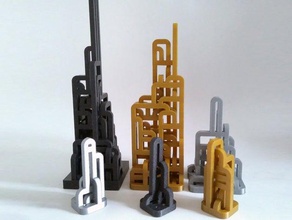 procedural loops art decoration generative 3d print model - Mito3D