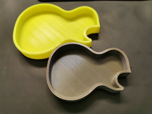 les paul de armazenamento parafusos a caixa violão luthier 3D print model - Mito3D