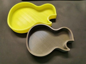 les paul de armazenamento parafusos a caixa violão luthier 3d print model - Mito3D